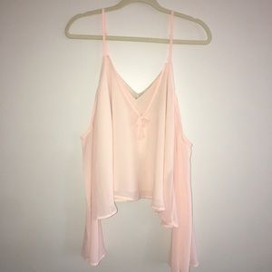 Light Pink Chiffon Blouse